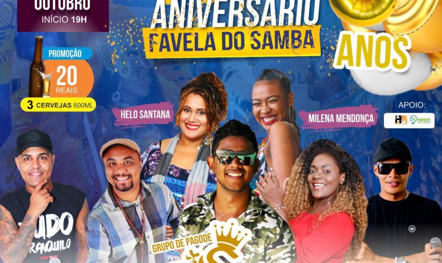 Favela celebra 69 anos neste sábado (26) no Sacavem