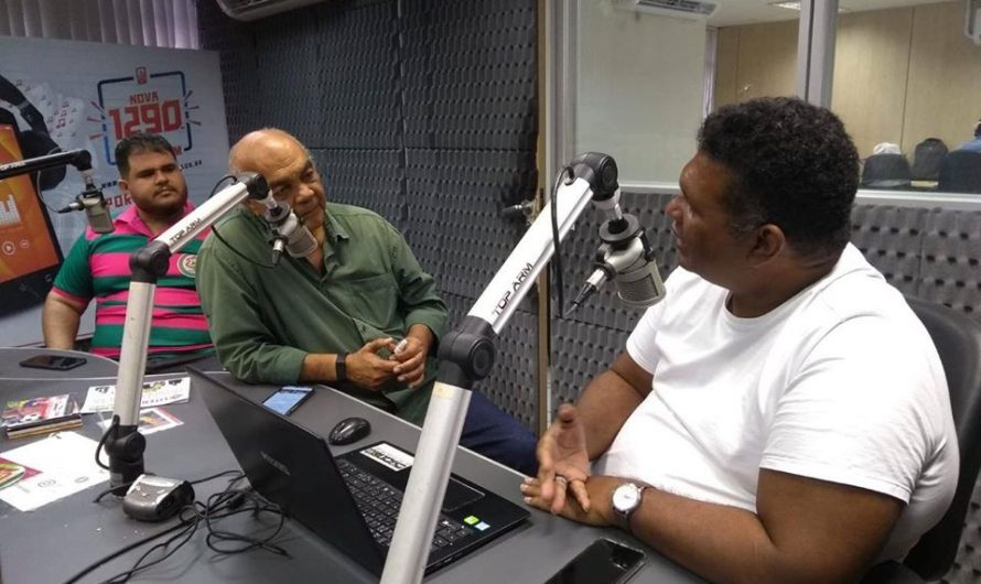 Itamilson Lima em entrevista na Rádio Timbira