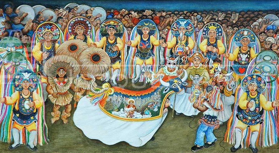 Cores e formas na arte de Dila