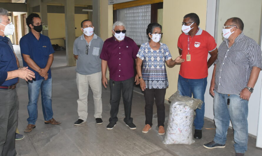 Sintema recebe 700 máscaras e testes de covid-19 para distribuição aos servidores da UFMA