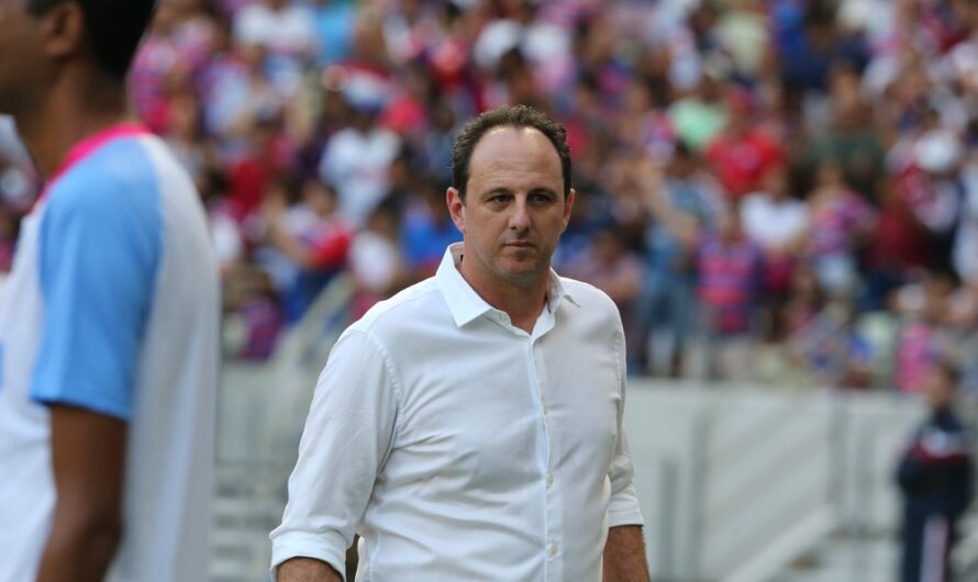 Rogério Ceni aceita proposta do Flamengo e já não comanda o Fortaleza contra o Bahia