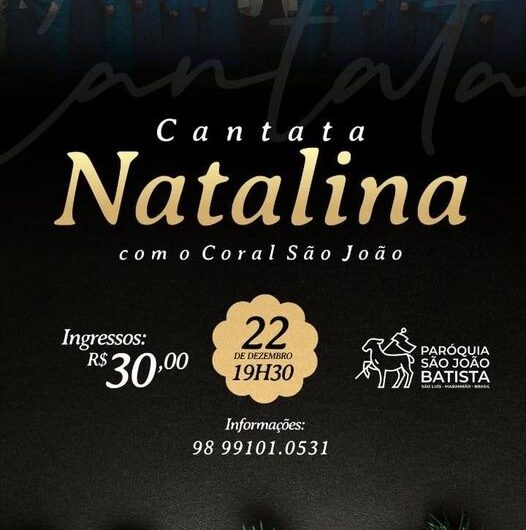 CORAL SÃO JOÃO PROMOVE CANTATA NATALINA SOLIDÁRIA