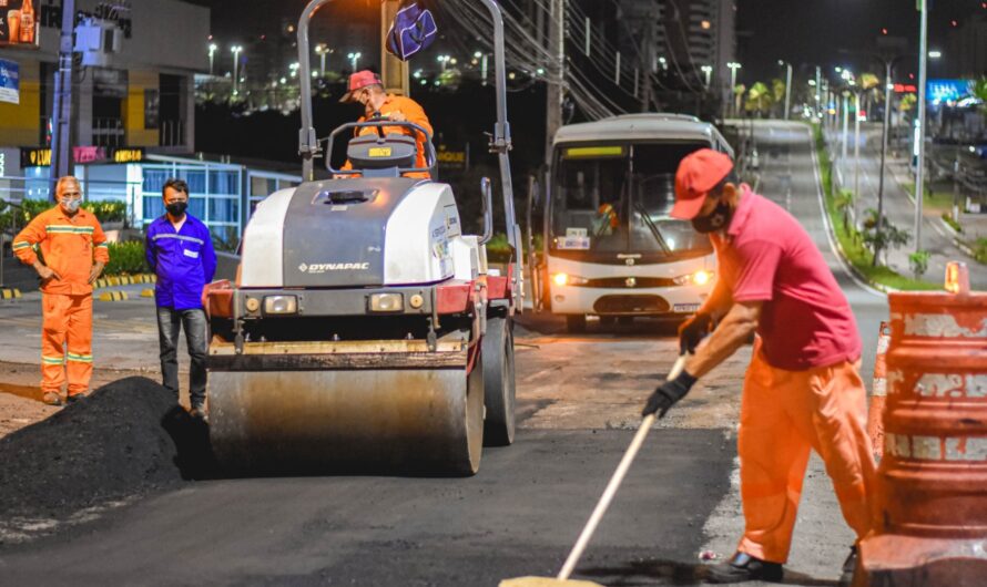 Prefeitura recupera mais de 500 pontos em uma semana da Operação Tapa-Buracos em vários bairros de São Luís