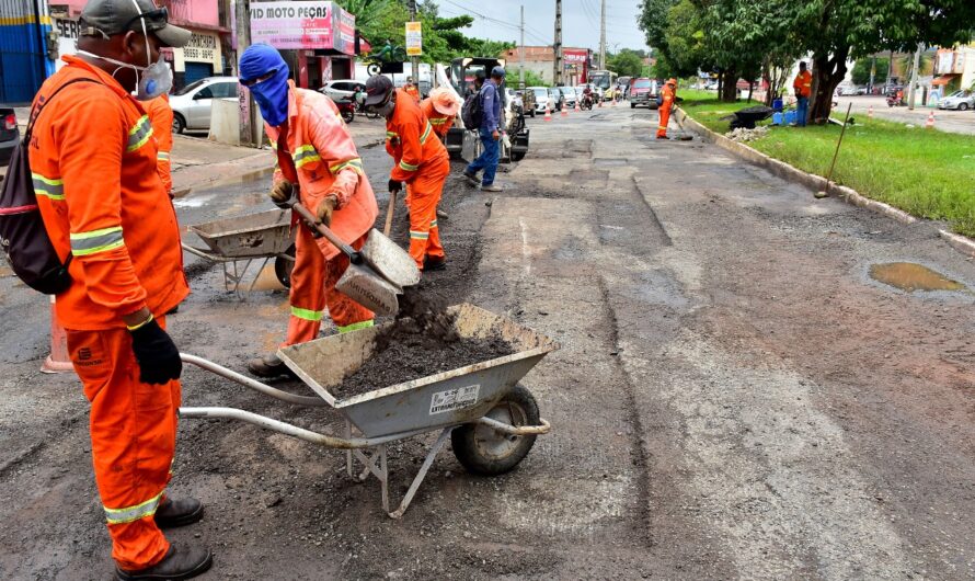 Prefeitura avança na ação de tapa-buracos em São Luís