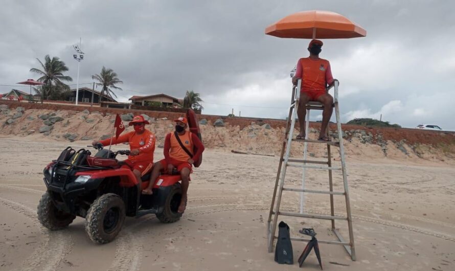 Guarda-Vidas Municipais intensificam patrulhamento nas praias Olho d’Água e Ponta d’Areia