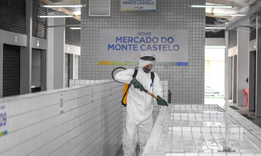 Prefeitura de São Luís intensifica higienização de mercados e espaços públicos