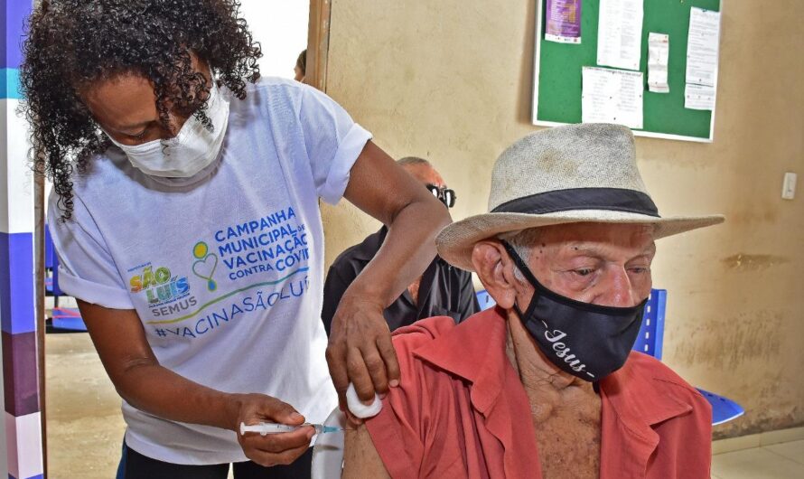 Prefeitura aplica segunda dose da vacina contra a Covid-19 em idosos da Zona Rural de São Luís 