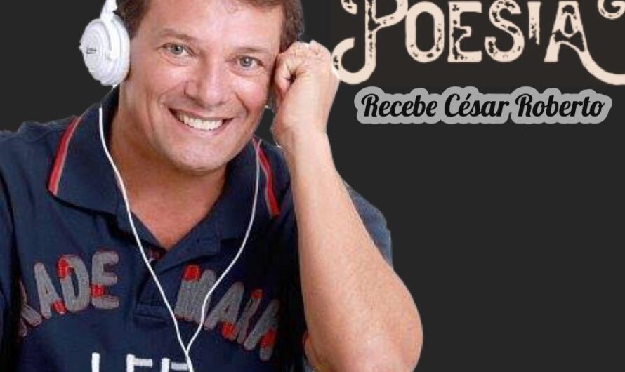 Sarau “Vinil & Poesia” com o radialista e compositor César Roberto