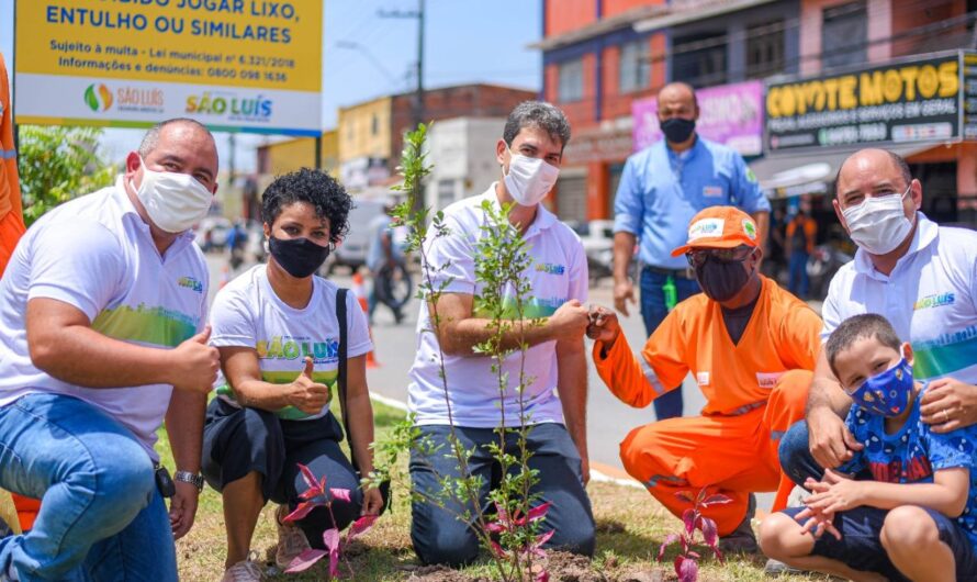 Eduardo Braide vistoria obras, entrega de ponto limpo e anúncio de nova faixa de vacinação