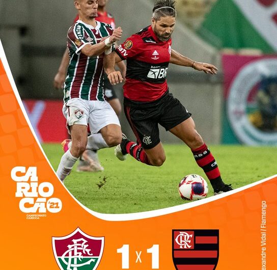 Fluminense e Flamengo empatam no primeiro jogo da final do Carioca