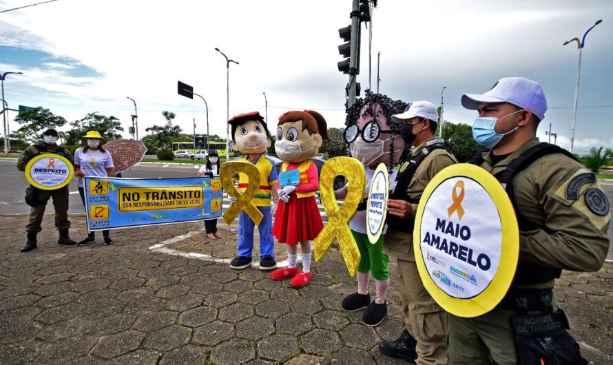 Campanha ‘Maio Amarelo’ em prevenção à violência no trânsito