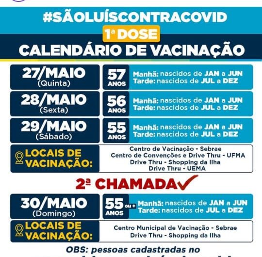 ACELERAÇÃO NA IMUNIZAÇÃO : Prefeito anuncia calendário de vacina contra Covid com uma faixa etária por dia e abertura de drive-thru na UEMA 