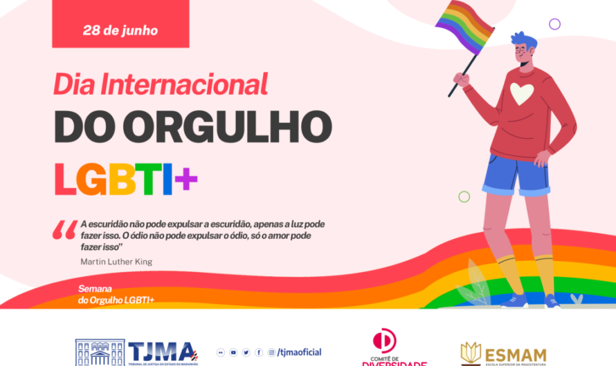 Judiciário faz alusão ao Dia 28 de junho .A data marca a mobilização internacional pelos direitos da população LGBTI+