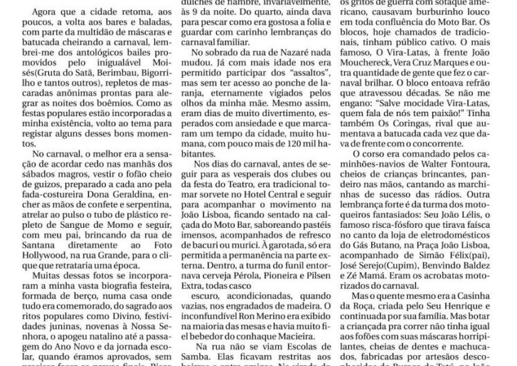 MEMÓRIAS FESTEIRAS  – Antônio Nelson Farias
