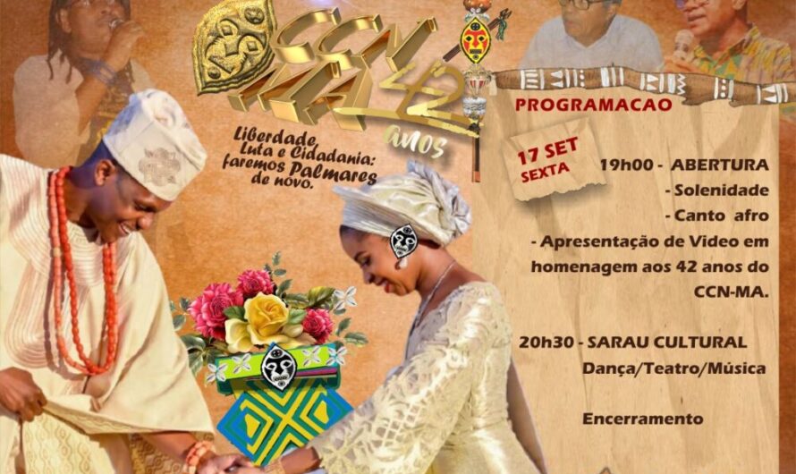 Centro de Cultura Negra do Maranhão está 42 anos fortalecendo a luta por igualdade racial Liberdade, luta e cidadania: faremos Palmares de novo