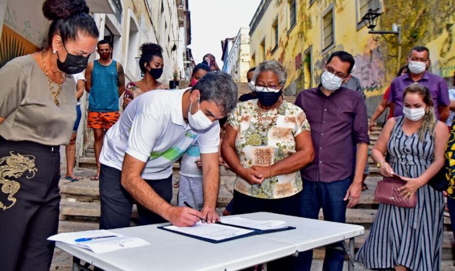 Prefeito Eduardo Braide assina ordem de serviço para recuperar imóvel de interesse social no Centro Histórico 