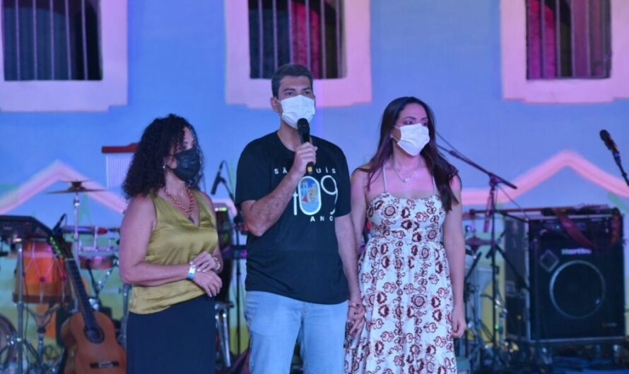Prefeito Eduardo Braide entrega obra de conservação da Fonte do Ribeirão em noite de espetáculo cultural
