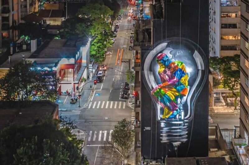 Novo mural de Kobra instiga a repensar valores