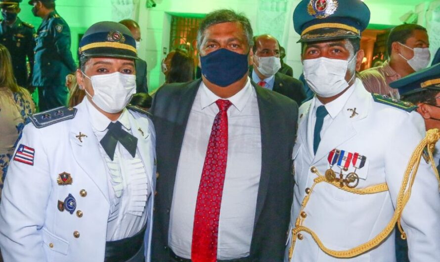 Governador Flávio Dino promove militares do Corpo de Bombeiros e Polícia Militar
