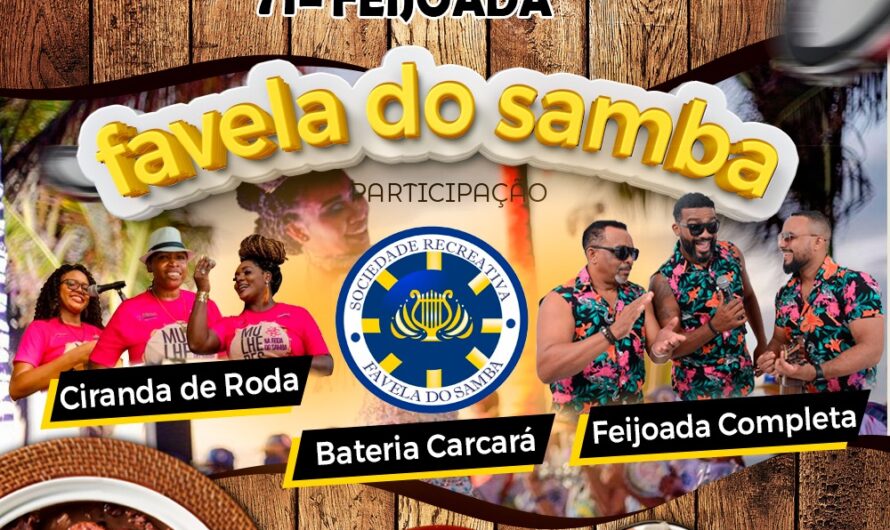 FAVELA COMPLETA 70 ANOS COM A PROGRAMAÇÃO FESTIVA