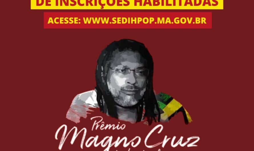 Sedihpop divulga resultado definitivo de inscrições aptas a concorrer ao Prêmio Magno Cruz 2021