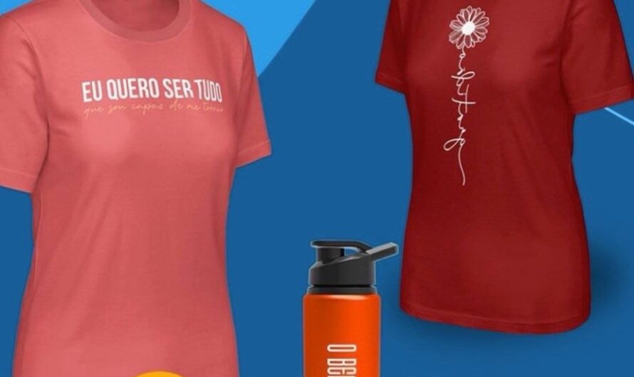 Camisetas, sacolas e squeezers com frases inspiradoras e renda em prol da pessoa com deficiência