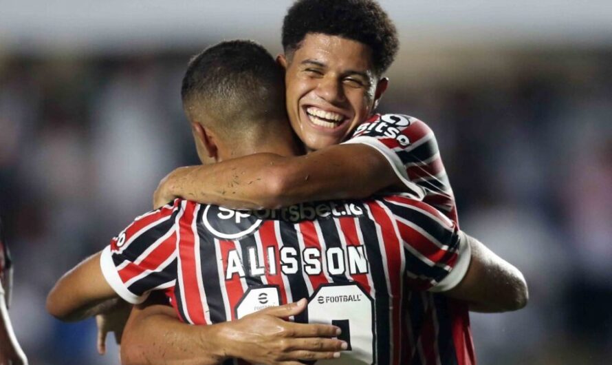 São Paulo vence o Santos por 3 a 0 na Vila Belmiro pelo Campeonato Paulista