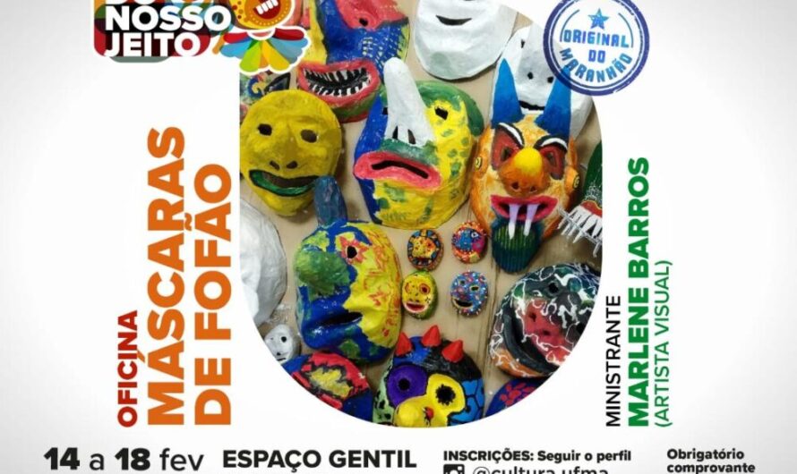 UFMA abre inscrições para oficina de máscaras de fofão