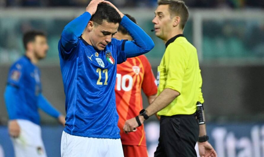 Itália fora da Copa do Mundo