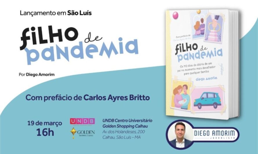 Jornalista Diego Amorim lança livro sobre ser pai durante a pandemia