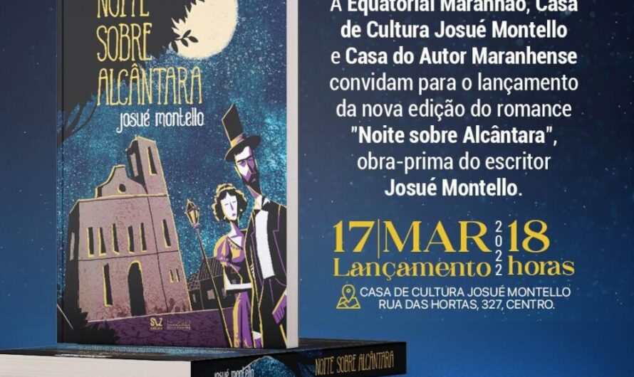 Livro “Noite sobre Alcântara”, será relançada nessa quinta-feira (17), em São Luís