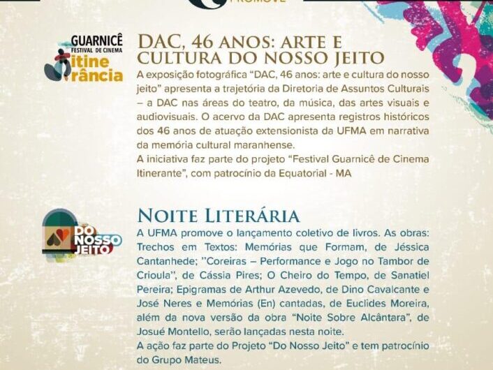UFMA abre exposição no Palacete Gentil Braga e promove lançamento de livros