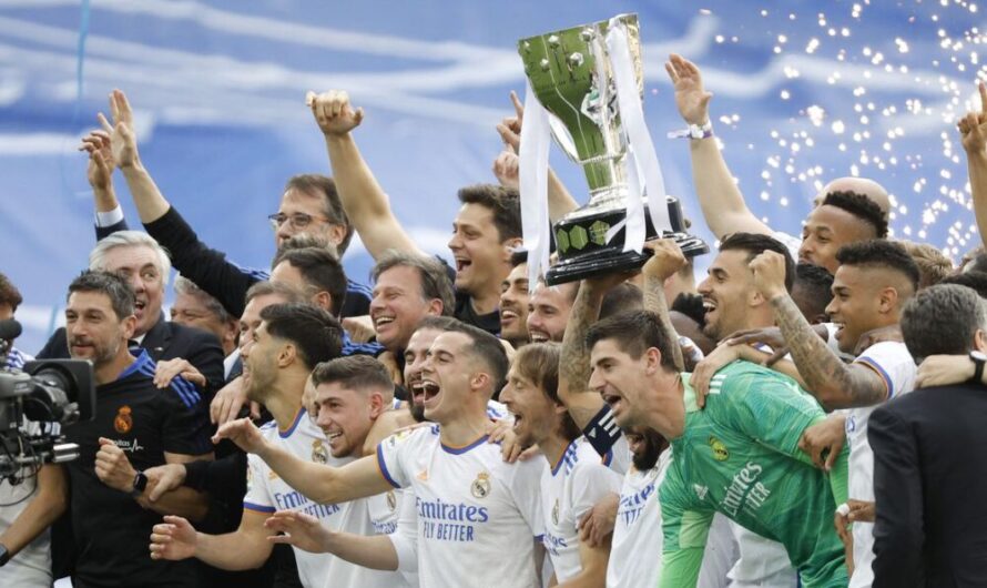 Real Madrid conquista 35º título do Espanhol a quatro rodadas do fim