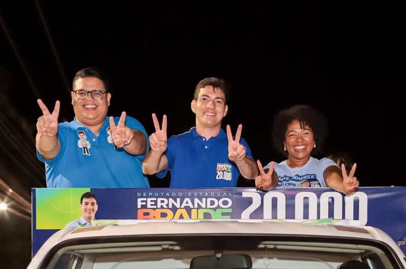 Carreata de Fernando Braide tem participação e apoio de Esmênia Miranda  e Marlon Botão