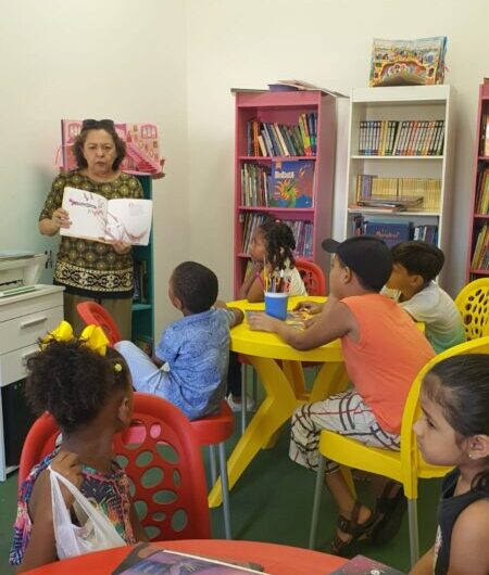‘Cidadania e Leitura’ está celebrando Semana da Criança com atividades em bibliotecas comunitárias na área Itaqui-Bacanga