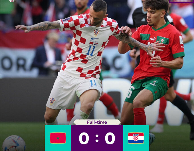 Croácia estreia sem gols contra Marrocos na Copa