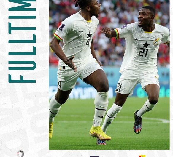 Gana sofre, mas derrota Coreia do Sul por 3 a 2 pelo Grupo H da Copa