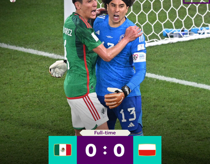 Em jogo marcado pelo excesso de cautela, México e Polônia empatam