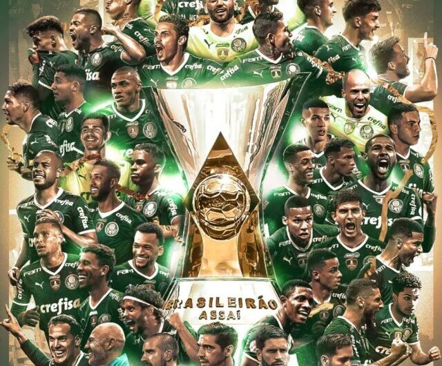 Palmeiras celebra título Brasileiro com goleada sobre o Fortaleza