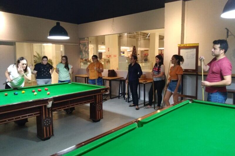 Abertas as inscrições gratuitas para turmas avançadas na 4ª Escolinha de Sinuca do Golden