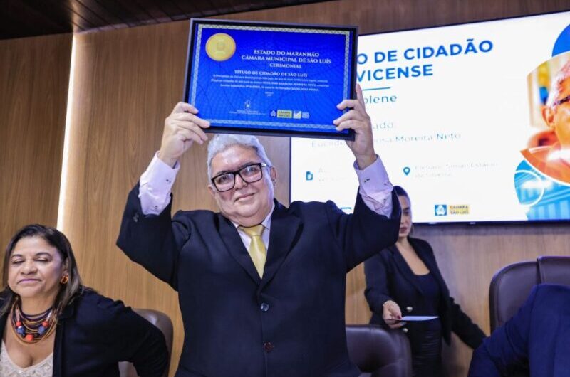 Câmara homenageia Euclides Moreira com título de Cidadão Ludovicense