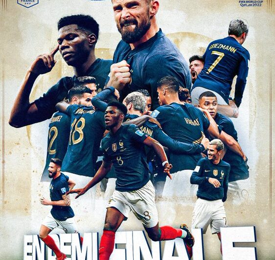 França sofre, mas supera Inglaterra e vai à semifinal da Copa do Catar