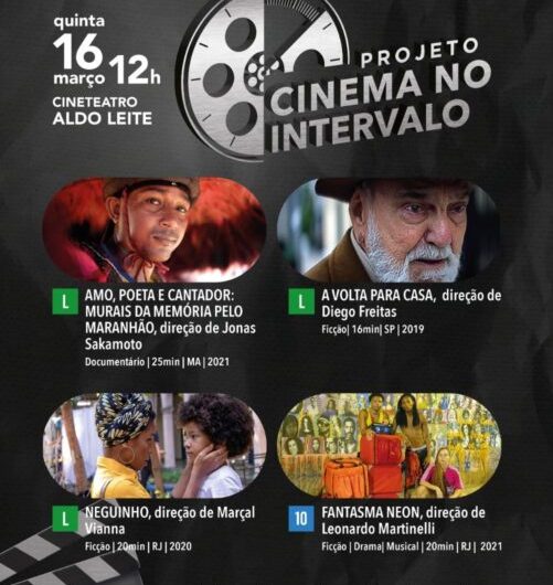 Cinema no Intervalo: UFMA promove sessões gratuitas no Palacete Gentil Braga 