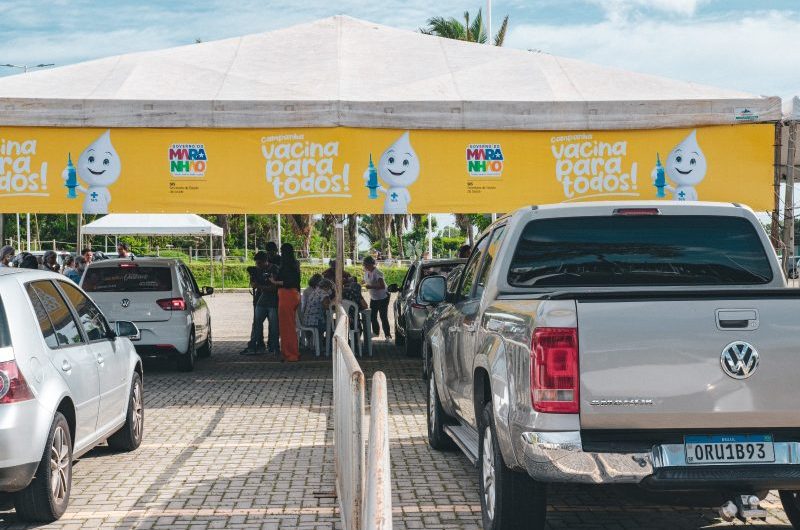 Maranhão abre novos pontos de drive-thru para vacinação contra Influenza e Covid-19 em São Luís e Imperatriz