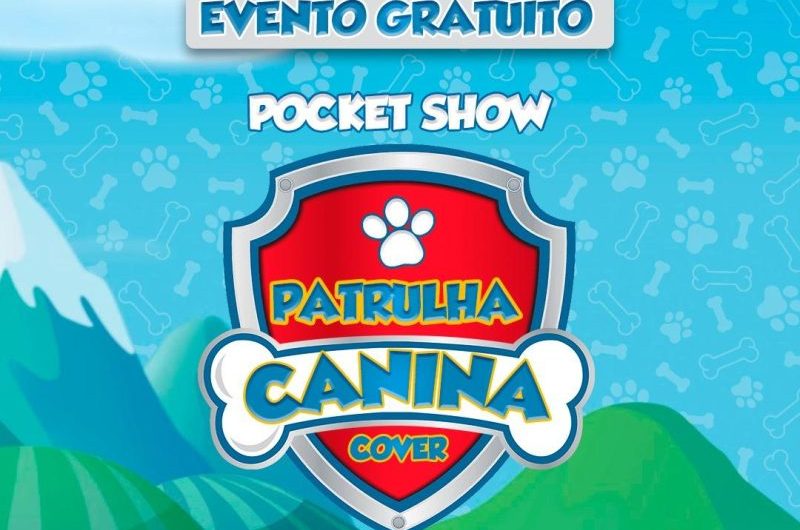 Patrulha Canina marca presença  domingo no São Luís Shopping