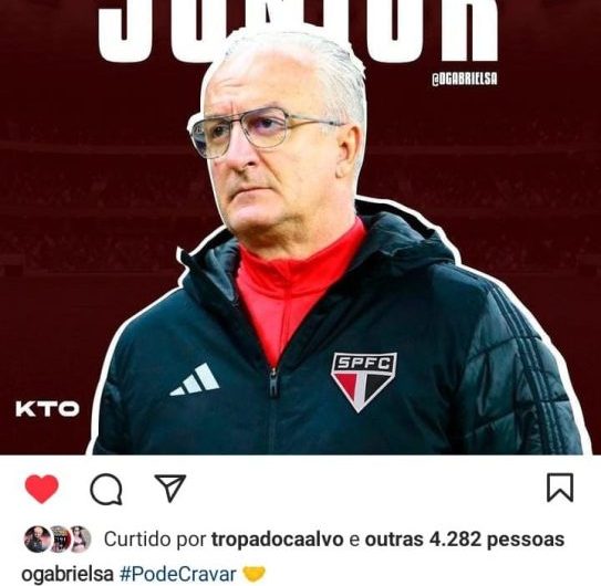 Dorival Junior é o novo técnico do São Paulo, em substituição a Rogério Ceni .