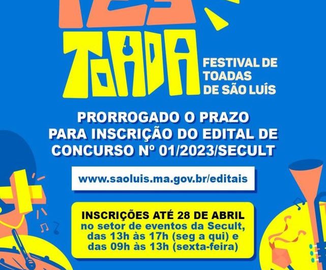 Prefeitura de São Luís encerra prazo de inscrição para o Festoada 2023  na sexta-feira (28)
