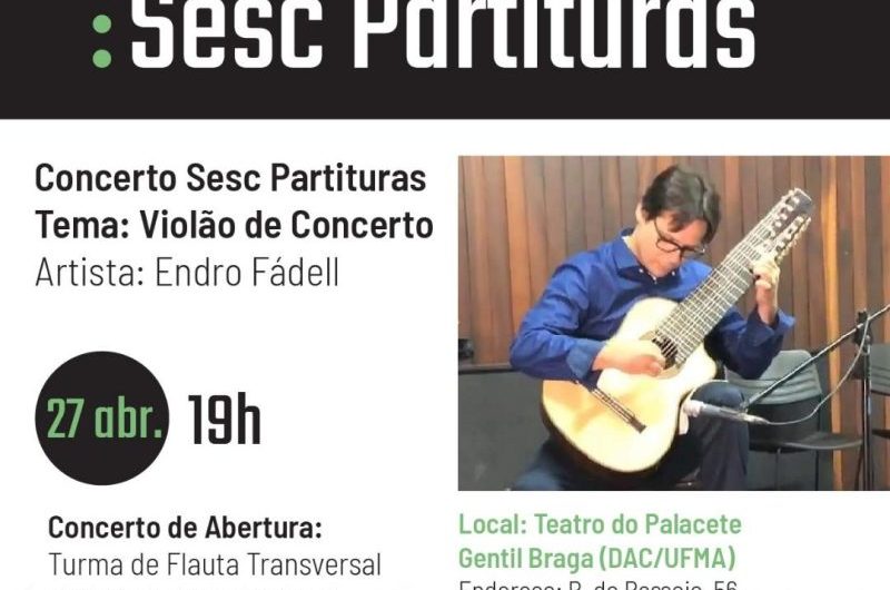 1ª edição do Sesc Partituras 2023 apresenta concerto de decacorde