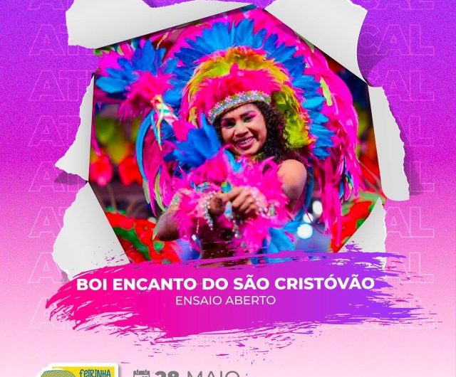 Feirinha São Luís segue em ritmo junino com programação cultural neste domingo (28)