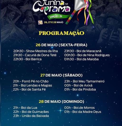 Ceprama abre a temporada das festas de São João 2023 do Maranhão